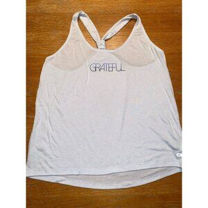 Grateful Racerback Tank Top For Women - Athletic Yoga Gym Wear